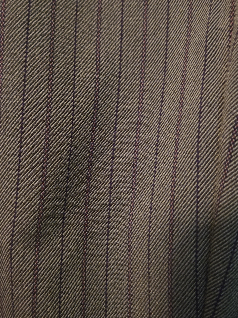 Women's Pinstripe Dress Pants - Gray - Picture 2 of 3